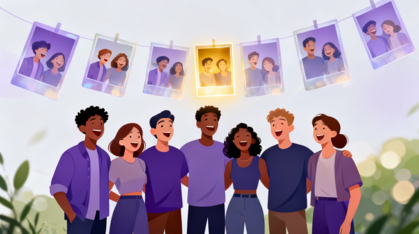 How to Choose the Best Group Photos Using AI Scoring